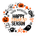 Happy Spooky Season Halloween Nutrition Sticker