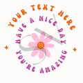 Positive Quote Spring Vinyl Sticker