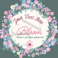 Floral Wreath Vinyl Sticker